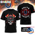 NFL Indianapolis Colts Football Team Fire Fighter Unisex 3D Shirt