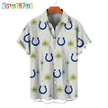 NFL Indianapolis Colts Football Team Logo Funny Aloha Hawaiian Shirt