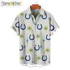 NFL Indianapolis Colts Football Team Logo Funny Aloha Hawaiian Shirt