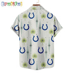 NFL Indianapolis Colts Football Team Logo Funny Aloha Hawaiian Shirt