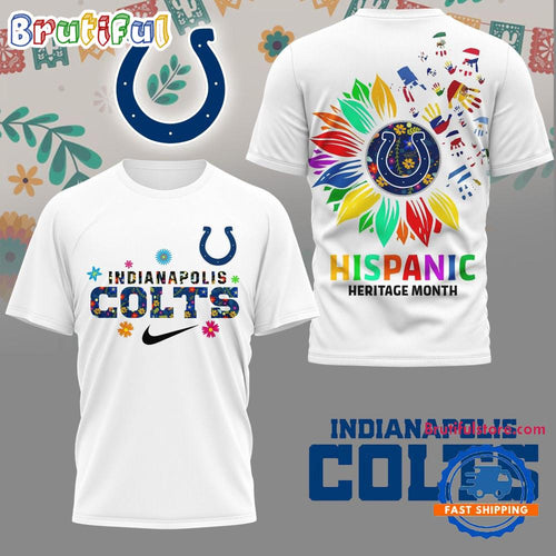 NFL Indianapolis Colts Hispanic Heritage Month Unisex 3D Shirt