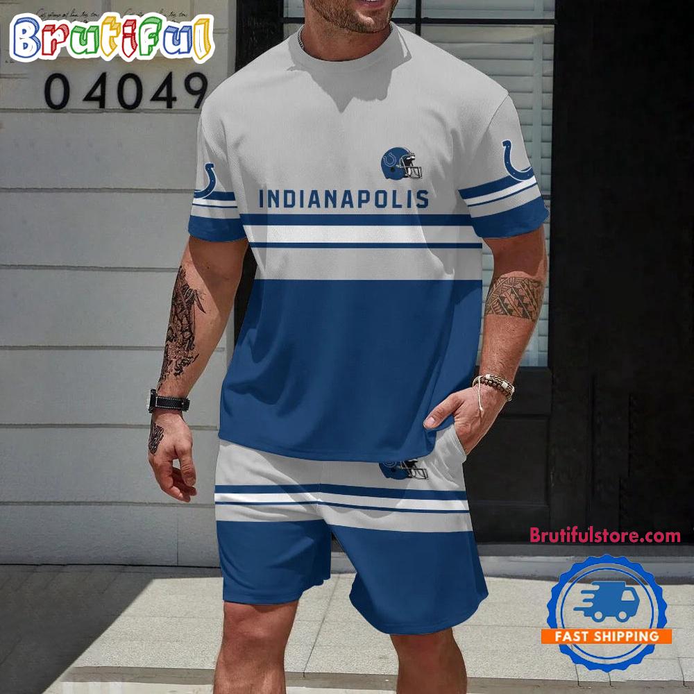 NFL Indianapolis Colts Limited Edition Summer T Shirt And Shorts Set