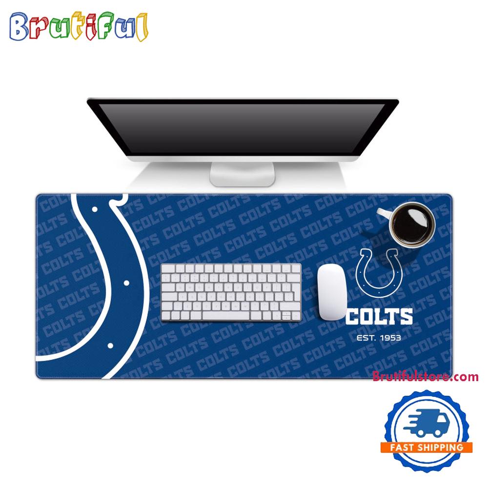 NFL Indianapolis Colts Mouse Mats, Football Logo Series Desk Mouse Pad