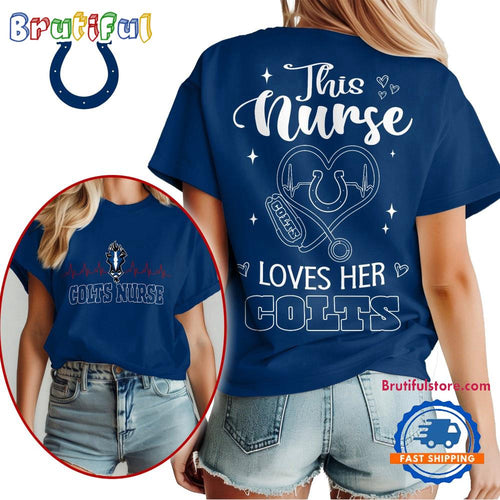NFL Indianapolis Colts Nurse Appreciation Month Limited Edition Vintage T Shirt