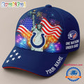 NFL Indianapolis Colts One Nation Under God Happy Independence Day Custom Classic Cap