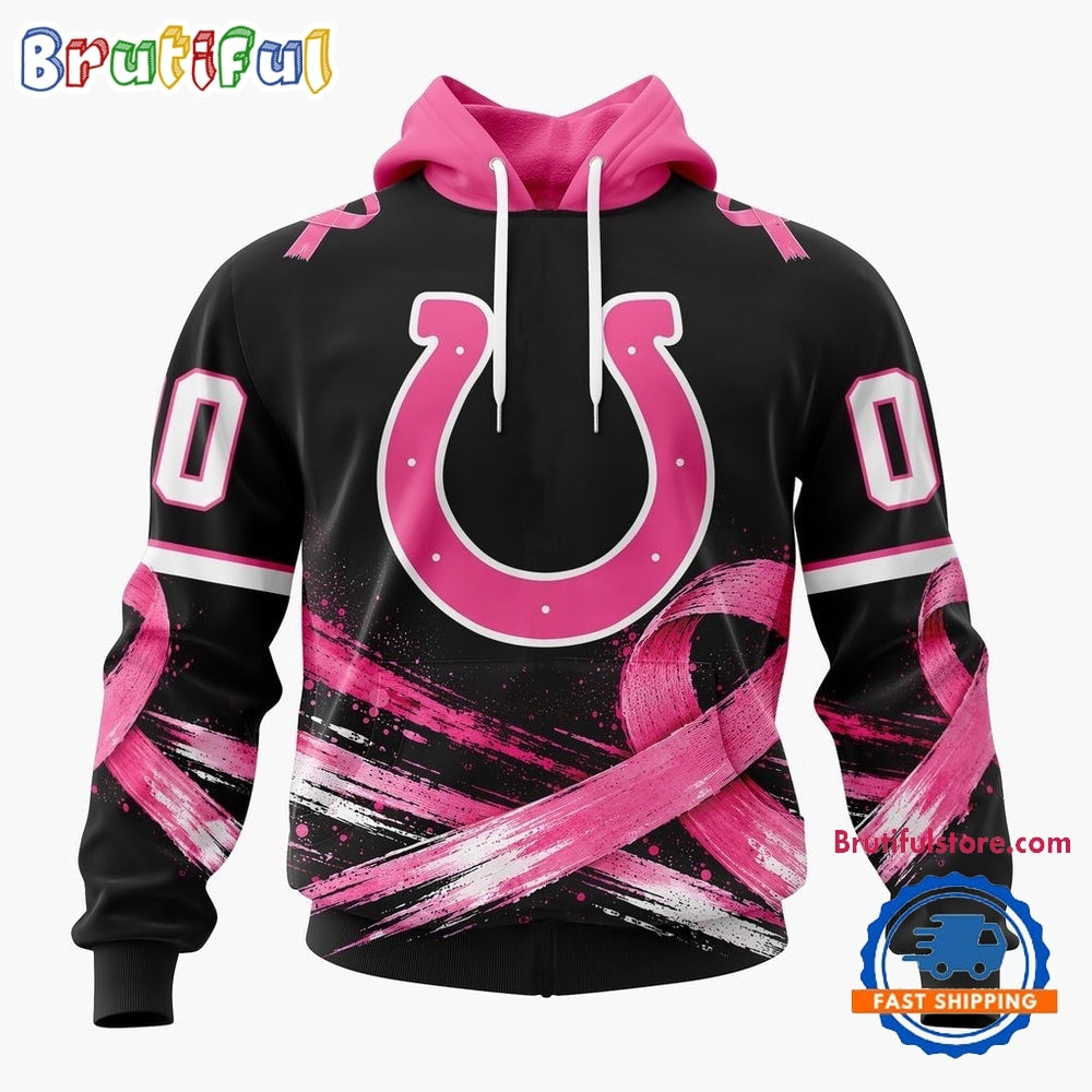 NFL Indianapolis Colts Personalized Pink Fights Breast Cancer 2026 Design Hoodie, TShirt, Sweatshirt