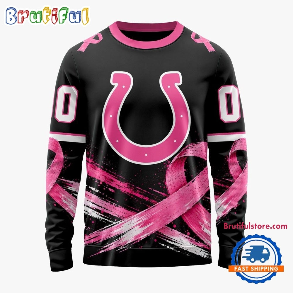 NFL Indianapolis Colts Personalized Pink Fights Breast Cancer 2026 Design Hoodie, TShirt, Sweatshirt