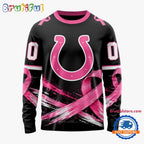 NFL Indianapolis Colts Personalized Pink Fights Breast Cancer 2026 Design Hoodie, TShirt, Sweatshirt
