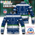 NFL Indianapolis Colts Snow Xmas Tree Christmas Custom Baseball Jacket