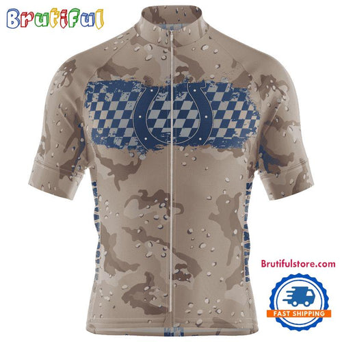 NFL Indianapolis Colts Special Desert Camo Cycling Jersey
