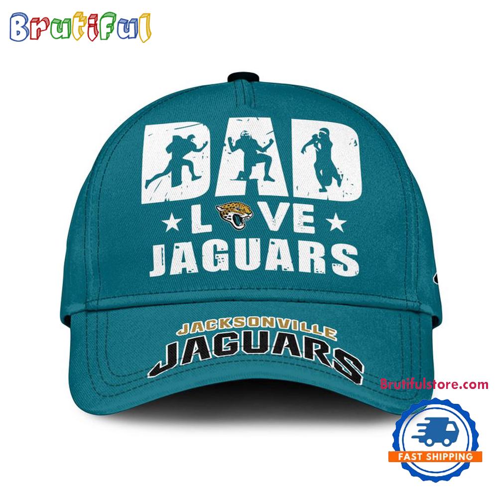 NFL Jacksonville Jaguars Dad Love Best Father’s Day Baseball Cap