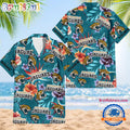 NFL Jacksonville Jaguars Football Team Flower Summer Design Hawaiian Button Shirt