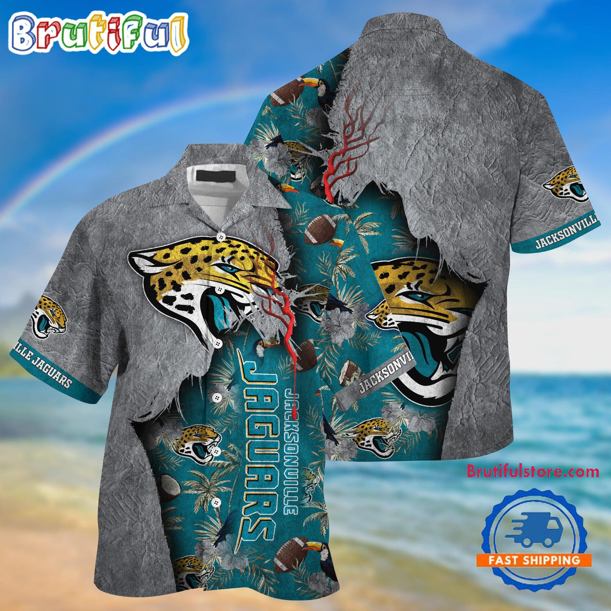 NFL Jacksonville Jaguars Football Team Summer God Hawaii Shirt