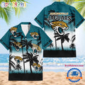 NFL Jacksonville Jaguars Palm Tree Summer Design Aloha Hawaiian Shirt