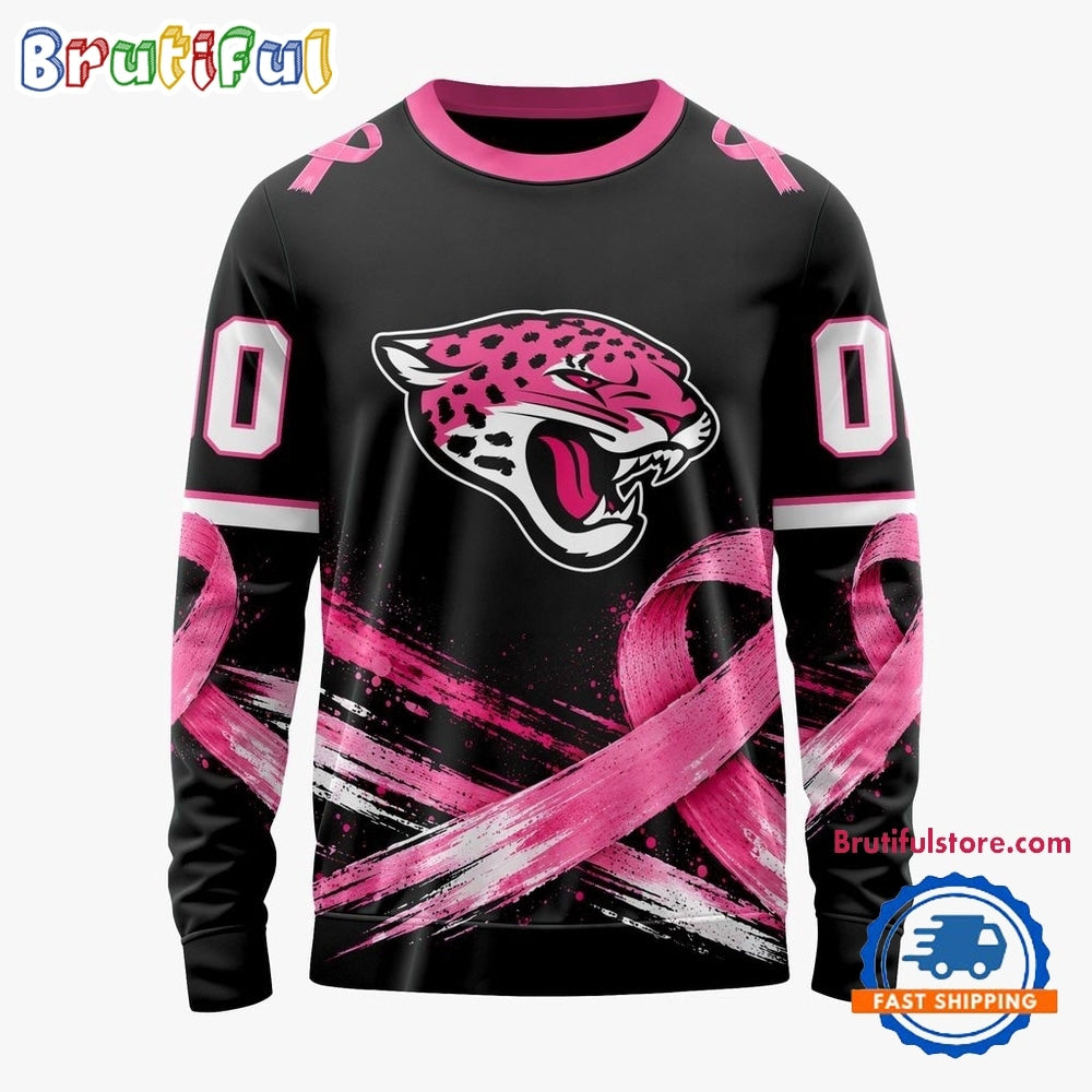 NFL Jacksonville Jaguars Personalized Pink Fights Breast Cancer 2026 Design Hoodie, TShirt, Sweatshirt