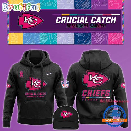 NFL Kansas City Chiefs Crucial Catch Pink Breast Cancer Awareness New Unisex Hoodie, Sweatshirt, T Shirt