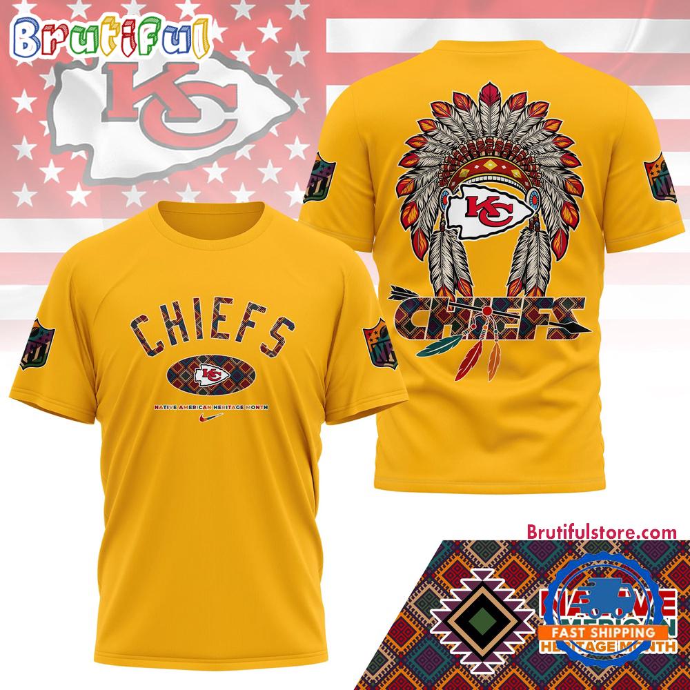 NFL Kansas City Chiefs Football Native American Heritage Month Unisex 3D Shirt