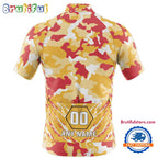 NFL Kansas City Chiefs Football Team Colorful Camo Cycling Jersey