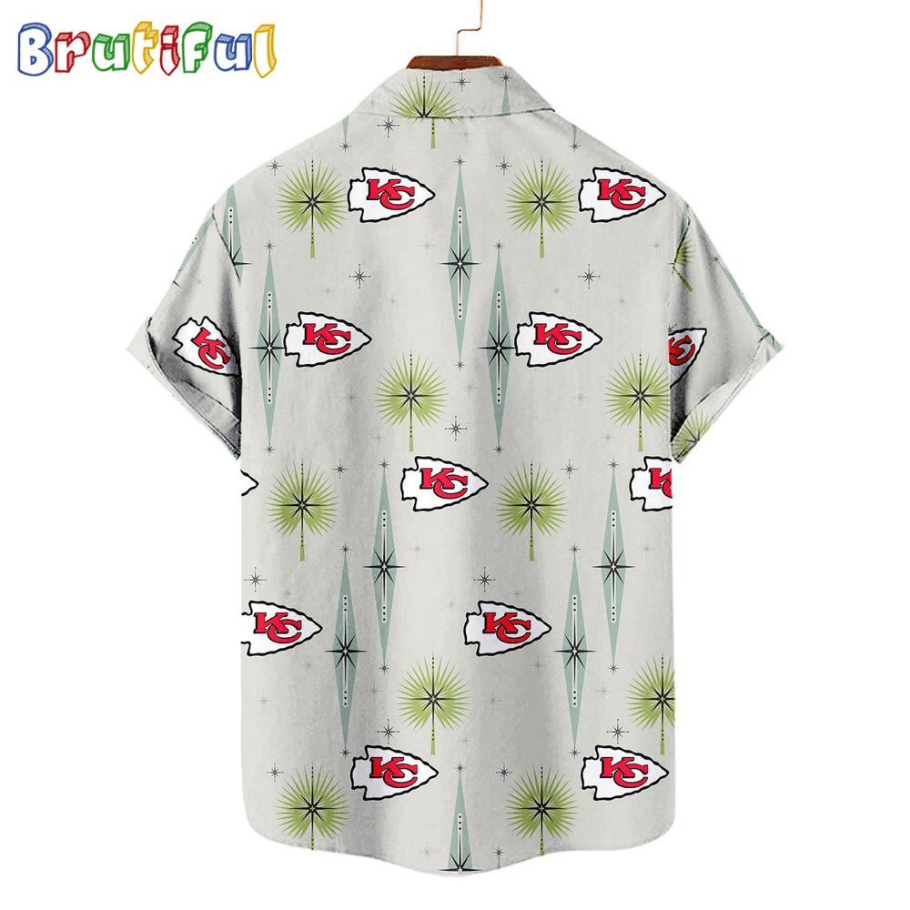 NFL Kansas City Chiefs Football Team Logo Funny Aloha Hawaiian Shirt