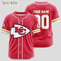 NFL Kansas City Chiefs Limited Edition Personalized Baseball Jersey