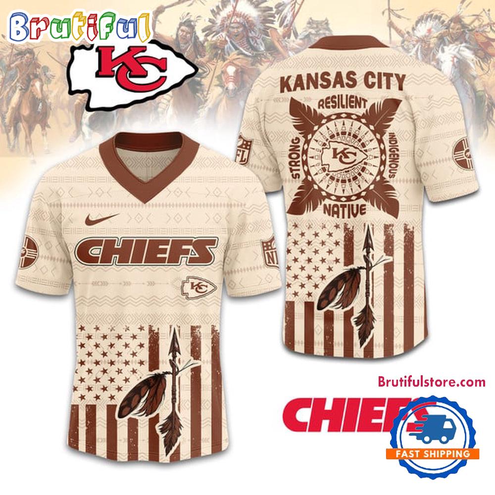 NFL Kansas City Chiefs Native American 2025 Football Jersey