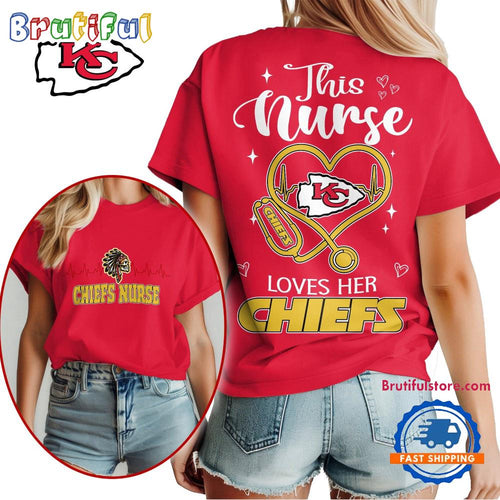 NFL Kansas City Chiefs Nurse Appreciation Month Limited Edition Vintage T Shirt