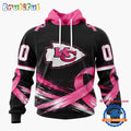 NFL Kansas City Chiefs Personalized Pink Fights Breast Cancer 2026 Design Hoodie, TShirt, Sweatshirt