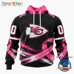 NFL Kansas City Chiefs Personalized Pink Fights Breast Cancer 2026 Design Hoodie, TShirt, Sweatshirt