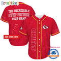 NFL Kansas City Chiefs The Increadible Step Father’s Day Baseball Jersey