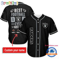 NFL Las Vegas Raiders Best Dad Ever Baseball Jersey