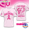 NFL Las Vegas Raiders Breast Cancer Awareness Limited Edition Unisex T Shirt