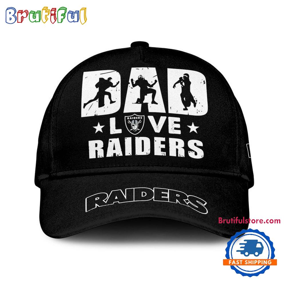 NFL Las Vegas Raiders Dad Love Best Father’s Day Baseball Cap