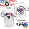 NFL Las Vegas Raiders Football Team Independence Day New Design 3D Shirt