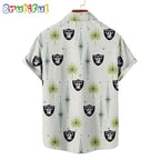 NFL Las Vegas Raiders Football Team Logo Funny Aloha Hawaiian Shirt