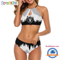 NFL Las Vegas Raiders Football Team Women’s Cami 2 Piece Bikini