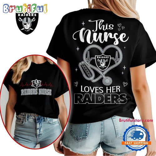 NFL Las Vegas Raiders Nurse Appreciation Month Limited Edition Vintage T Shirt