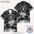 NFL Las Vegas Raiders Palm Tree Tropical Trendy Football Hawaiian Shirt