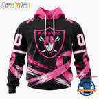 NFL Las Vegas Raiders Personalized Pink Fights Breast Cancer 2026 Design Hoodie, TShirt, Sweatshirt