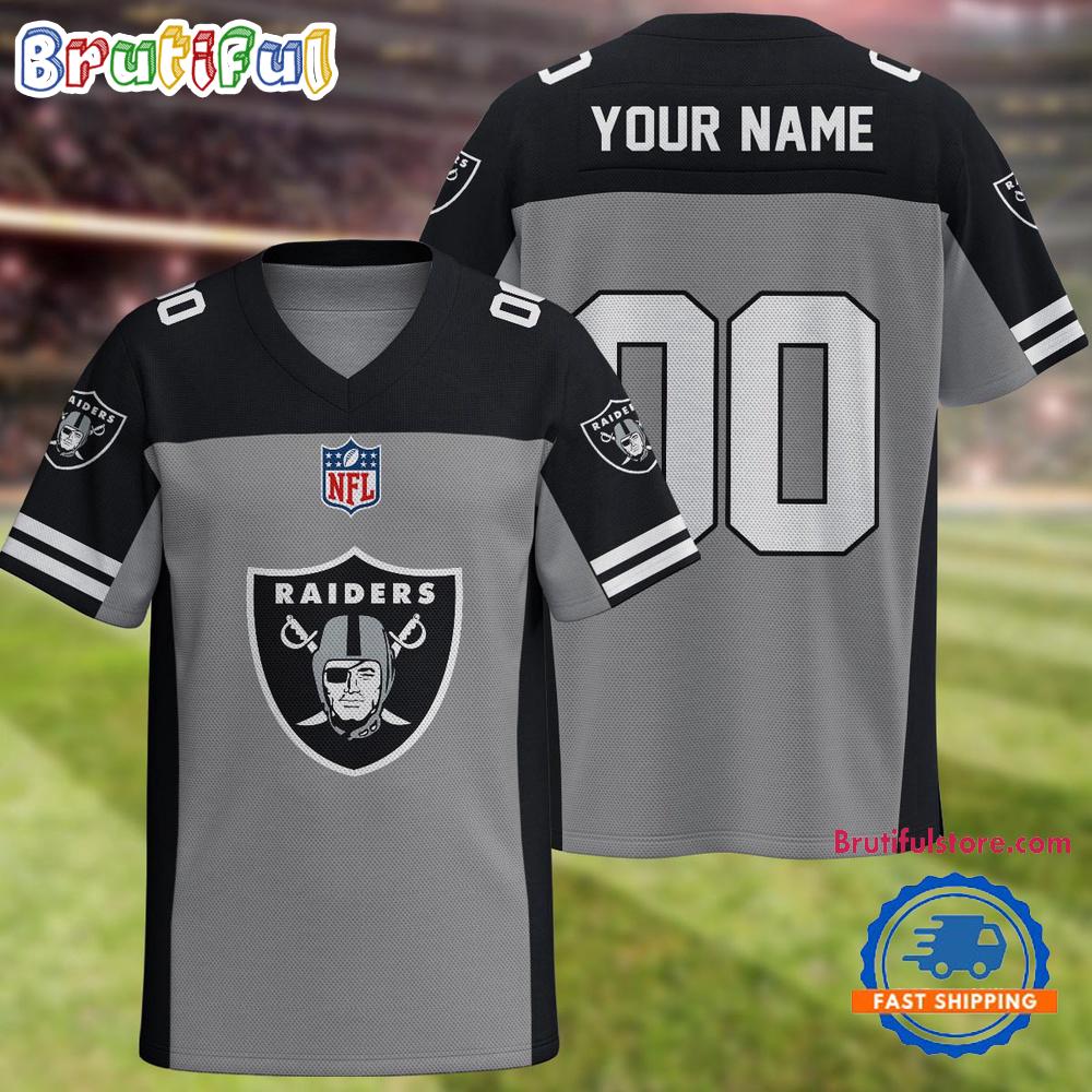 NFL Las Vegas Raiders Team New Season Personalized Football Jersey