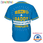 NFL Los Angeles Chargers Football Being A Daddy Father’s Day Baseball Jersey