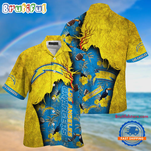 NFL Los Angeles Chargers Football Team Summer God Hawaii Shirt