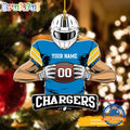 NFL Los Angeles Chargers Special Football Game Player Christmas Ornament