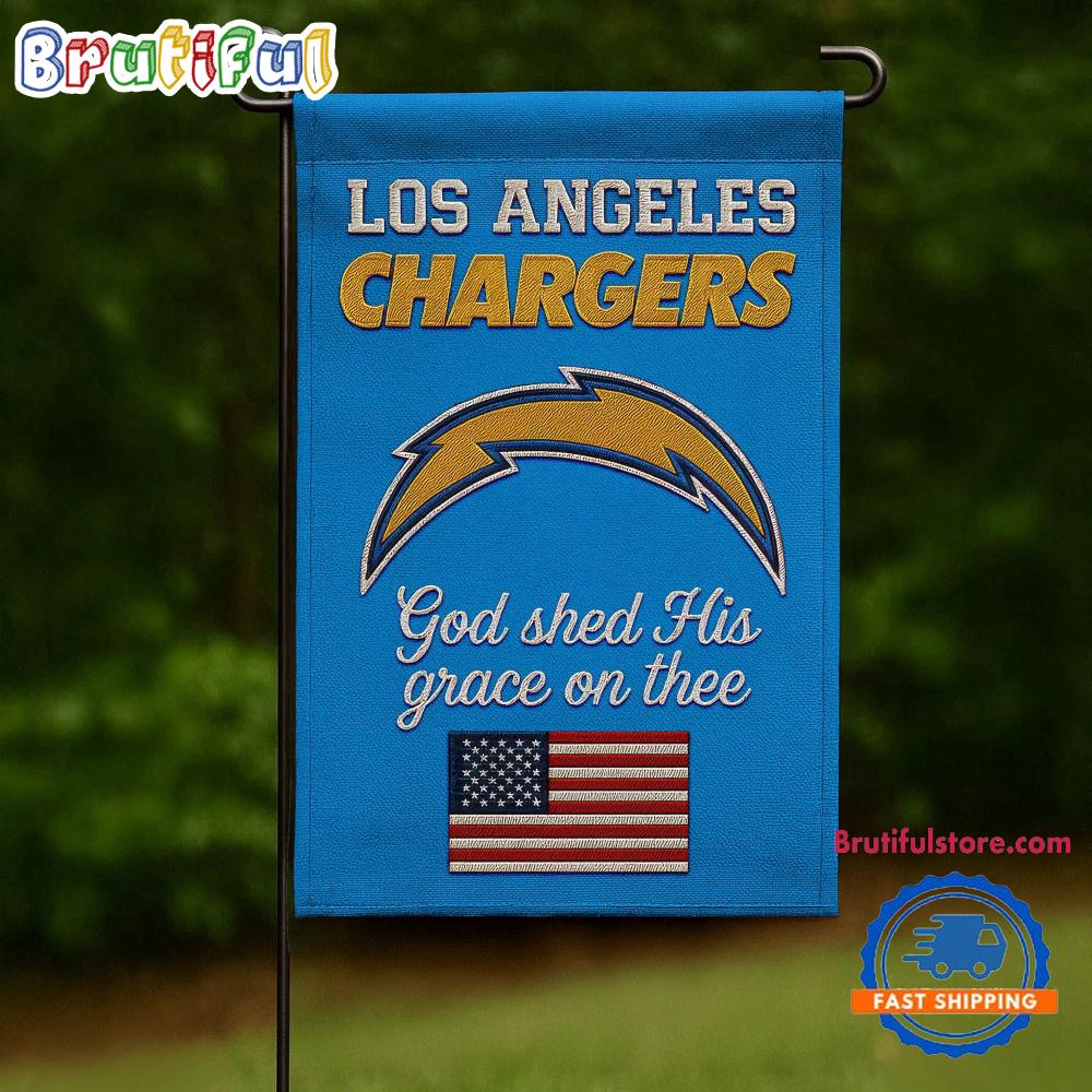 NFL Los Angeles Chargers USA Team Independence Day Flag