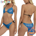 NFL Los Angeles Dodgers I’ll Be Your Halftime Show 2 Piece Women’s Bikini Swimsuit