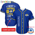NFL Los Angeles Rams Best Dad Ever Baseball Jersey