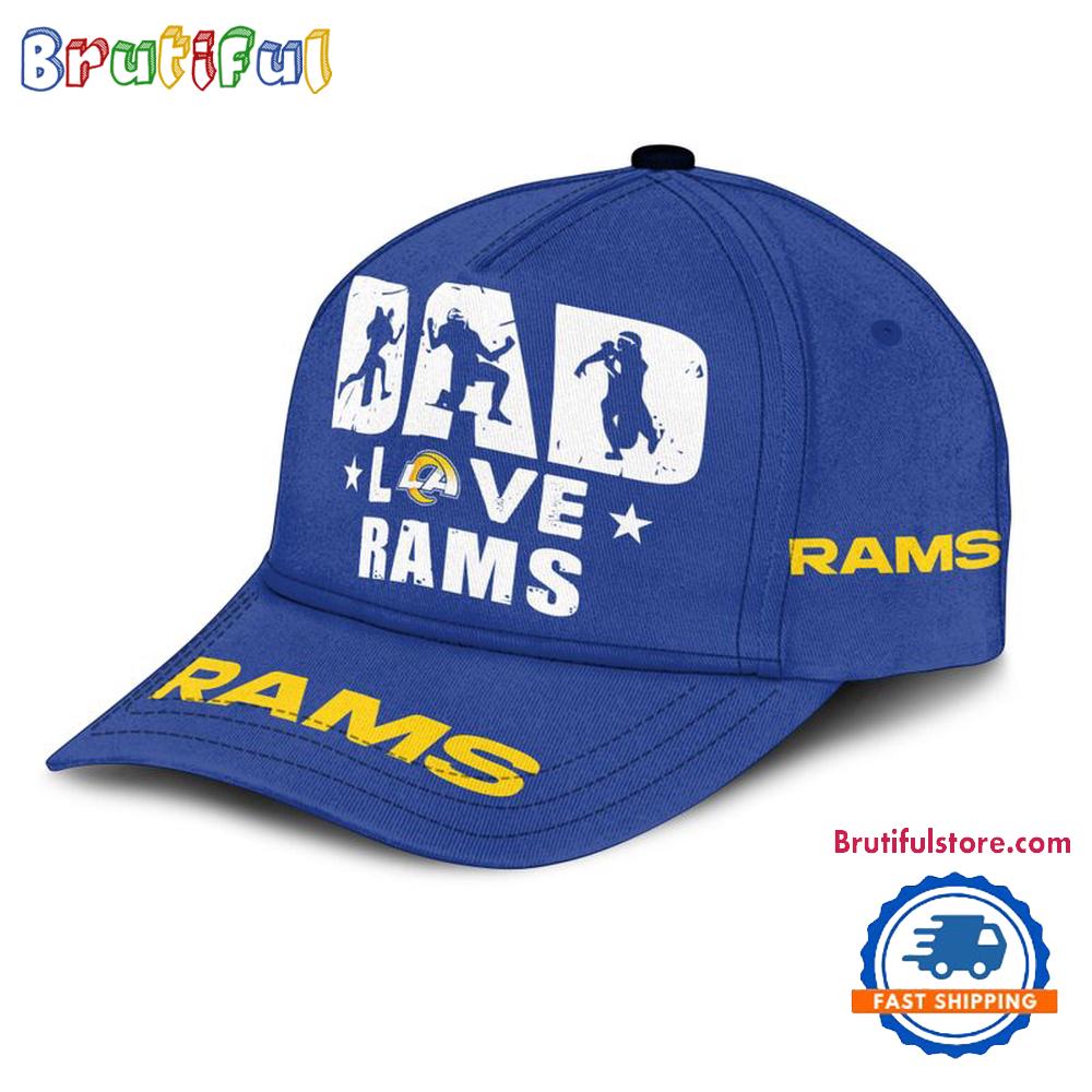 NFL Los Angeles Rams Dad Love Best Father’s Day Baseball Cap