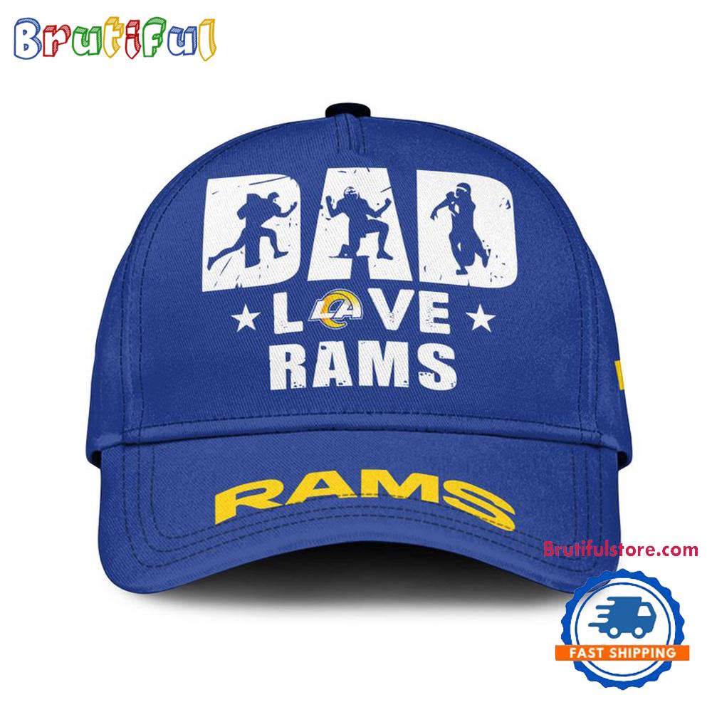 NFL Los Angeles Rams Dad Love Best Father’s Day Baseball Cap