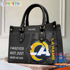 NFL Los Angeles Rams Forever Not Just When We Win Women’s Leather Hand Bag