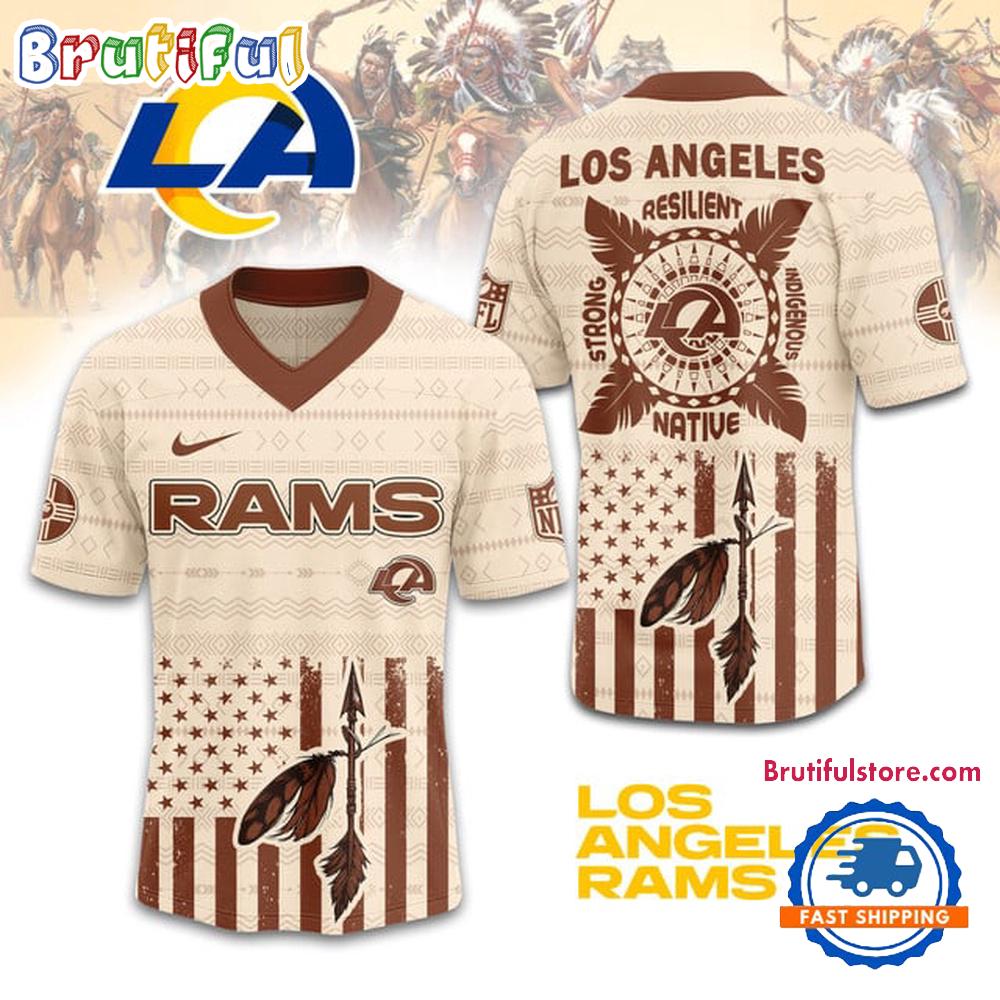 NFL Los Angeles Rams Native American 2025 Football Jersey