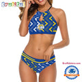 NFL Los Angeles Rams Sport Trendy Summer Beach Women’s Cami 2 Piece Bikini